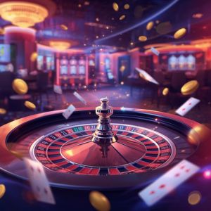 Sảnh live casino V79 với dealer ngồi bàn baccarat